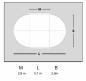 Preview: Oval Stahlwandpool 3,2 x 5,25 x 1,2 m, 0,8 mm Folie mit Keil