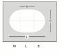 Preview: Oval Stahlwandpool 3,5 x 7,0 x 1,2 m, 0,8 mm Folie mit Keil