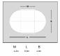Preview: Oval Stahlwandpool 4,16 x 8,0 x 1,2 m, 0,8 mm Folie mit Keil
