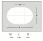 Preview: Oval Stahlwandpool 4,16 x 8,0 x 1,5 m, 0,8 mm Folie mit Keil