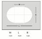 Preview: Oval Stahlwandpool 4,16 x 10,0 x 1,5 m, 0,8 mm Folie mit Keil