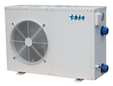 Wärmepumpe Tebas Full Inverter CP130ES power 13,0 KW, COP=7,2-15,1 at A26/W26, 230V 60m³