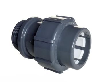 Klemmverschraubung 50 mm x Außengewinde 2" mit Dichtung
