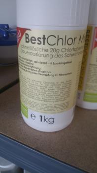BestChlor MiniTabs 20g   1kg  schnelllösliche 20g Chlortabletten