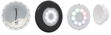 Farbausgabe mit anthraziter(RAL 7016) LED-Flexlampe, RGB, 1100 lm, 22 W, 12 V