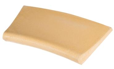 Gobi Poolrandstein, Farbe: Sandfarbe, gekrümmter Winkel, Radius: 0,5m