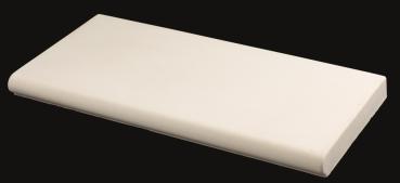 Toro Poolrandstein, Farbe: Weiß, gerade, maße 50 x 27,5 cm