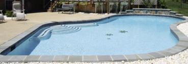 Toro Poolrandstein, Farbe: Grau, gekrümmter Winkel, Radius 1,00/ 1,25/ 1,50/ 2,50/ 3,00/ 4,00/ 4,50/ 5,00 m