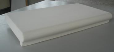 Toro Poolrandstein mit dentil, Farbe: weiß, gerade, maße: 50 x 27,5 cm, diecke: 4,5 cm