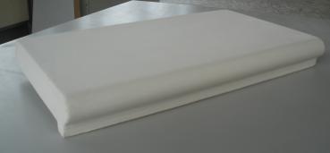 Toro Poolrandstein mit dentil, Farbe: grau, gekrümmter Winkel, Radius: 1,00/ 1,25/ 1,50/ 2,00/ 2,50/ 3,00/ 4,00/ 4,50/ 5,00 m