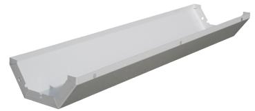 formwork gutter 0,5 lin. m., for boundary stones