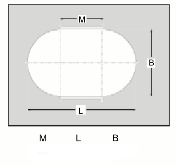 Oval Stahlwandpool 3,5 x 7,0 x 1,2 m, 0,8 mm Folie mit Keil