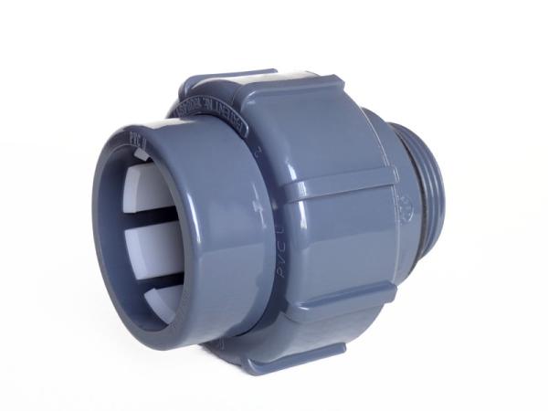 Klemmverschraubung 50 mm x Außengewinde 1 1/2" mit Dichtung