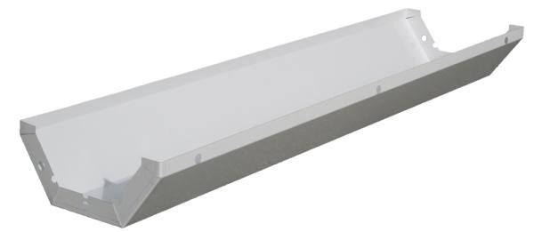 formwork gutter 0,5 lin. m., for boundary stones
