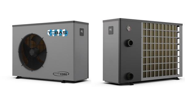 Wärmepumpe Tebas CP130ES, power 13,0 kW, für Pools mit 60 m³, 230 V, WLAN Steuerung inklusive